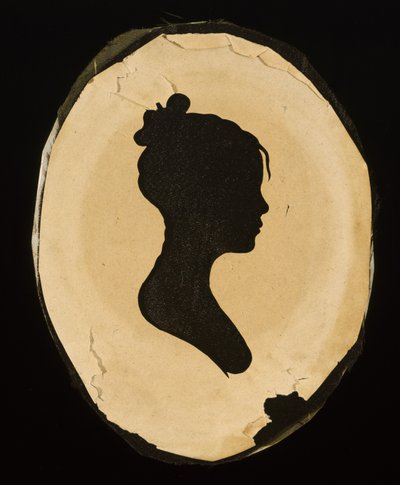 Silhouette rivelata di una giovane donna da Moses Williams